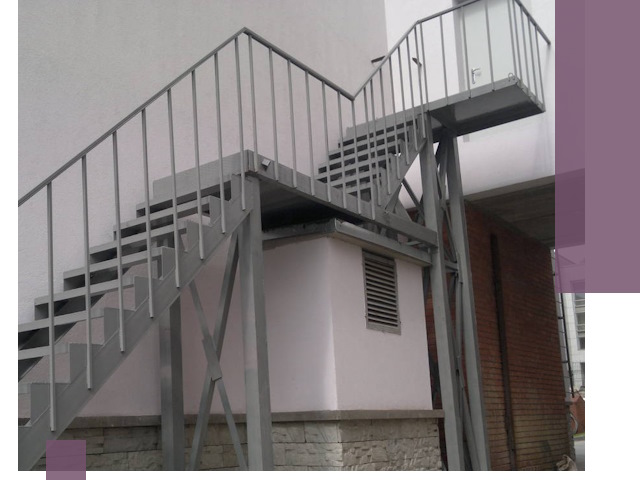 Монтаж пожарных лестниц под ключ в Белове с гарантией качества