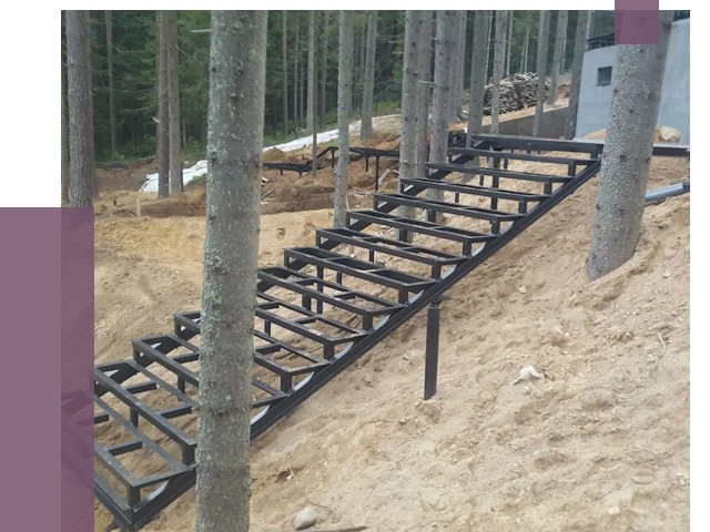 Монтаж металлических лестниц в Белове от 14388 руб. 