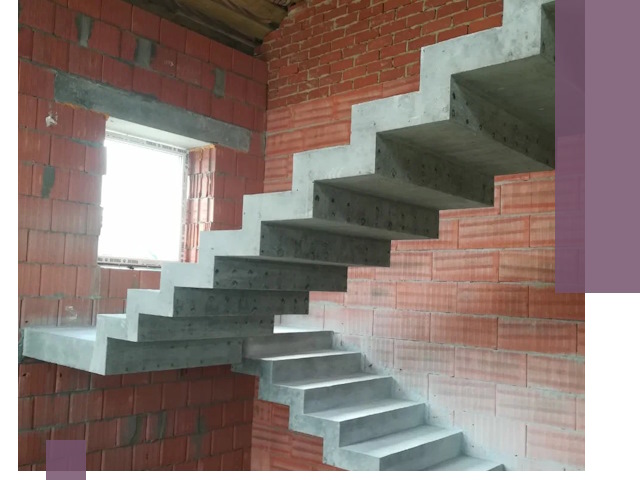 Бетонные лестницы под ключ в Белове: монтаж, демонтаж, ремонт