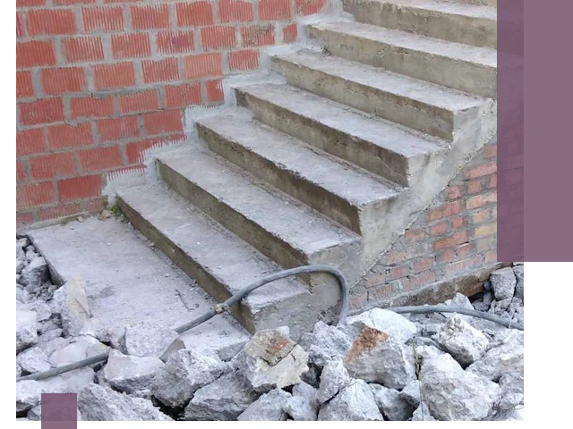 Демонтаж бетонных лестниц в Белове: быстро и безопасно