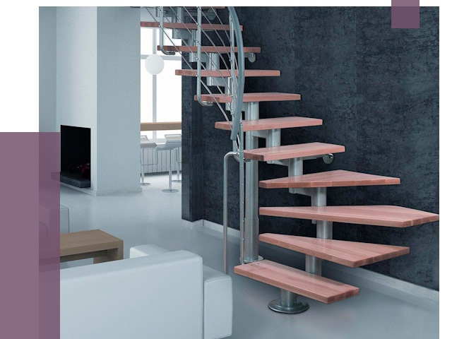 Модульные лестницы в Белове от 17917 руб. — купить в ПРОЛЁТ-Блв