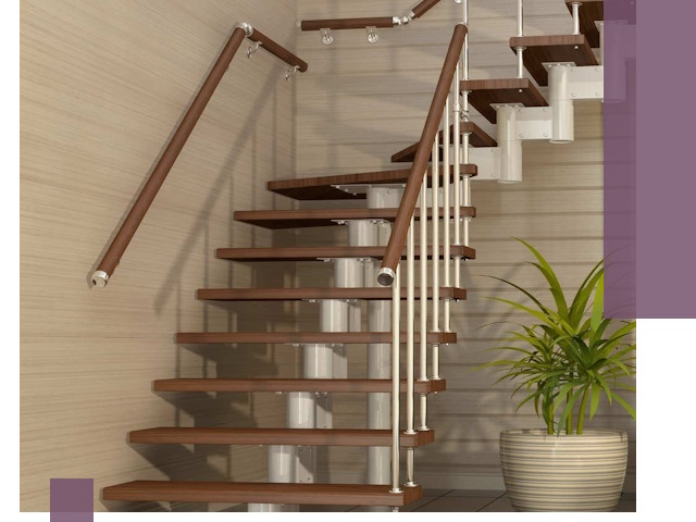 Изготовление модульных лестниц под ключ в Белове