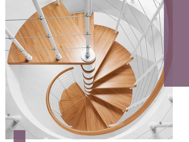 Изготовление винтовых лестниц под ключ в Белове