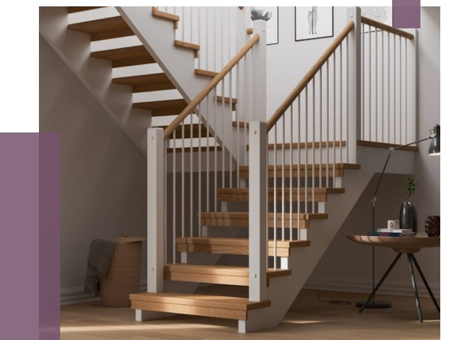 Маршевые лестницы в Белове от 40450 руб. — монтаж | ПРОЛЁТ-Блв