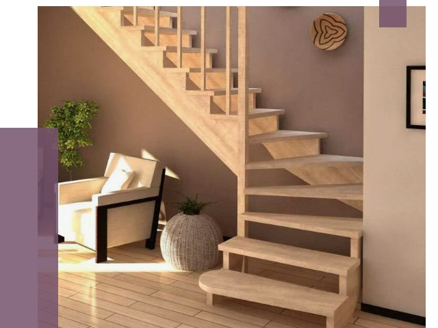 Изготовление Г-образных лестниц в Белове от 20089 руб. 