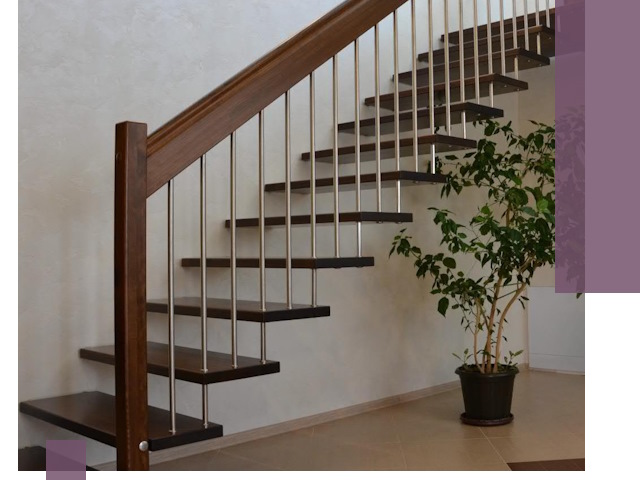 Лестницы на больцах под ключ в Белове – изготовление и монтаж