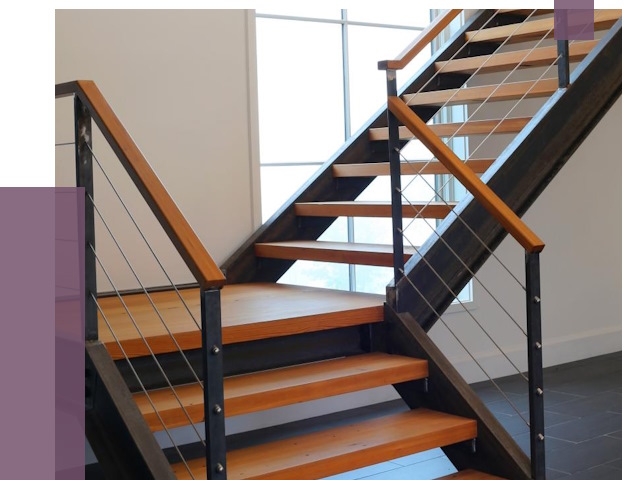 Изготовление лестниц на металлокаркасе в Белове от 20089 руб. | ПРОЛЁТ-Блв