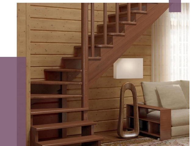 Лестницы эконом класса в Белове от 19383 руб. бюджетные решения