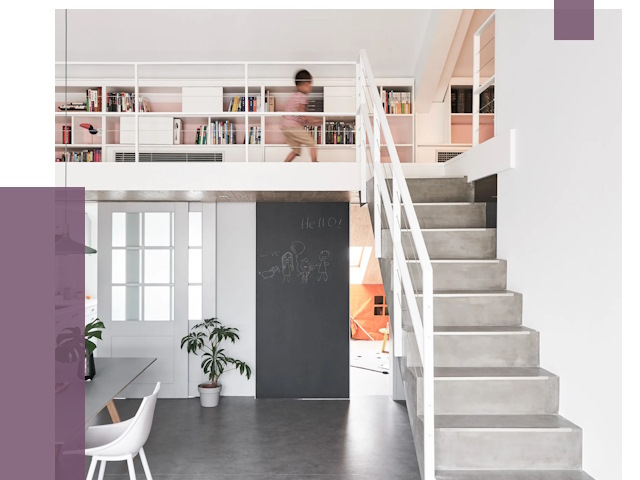 Лестницы для двухуровневой квартиры в Белове от 187318 руб. | ПРОЛЁТ-Блв