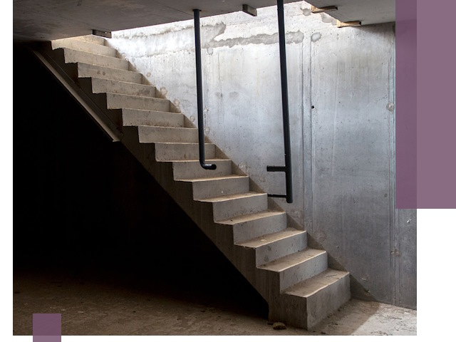 Изготовление и монтаж лестниц в подвале в Белове