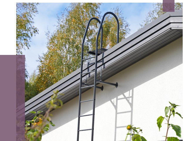 Лестницы на крышу в Белове от 20306 руб. — монтаж и монтаж ПРОЛЁТ-Блв