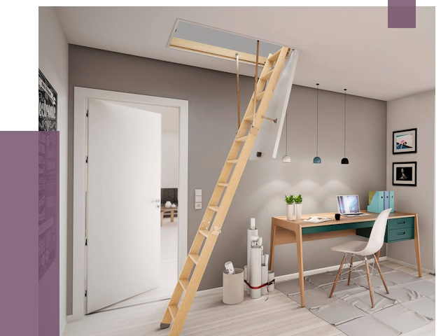 Чердачные лестницы в Белове — от 15474 руб. | ПРОЛЁТ-Блв