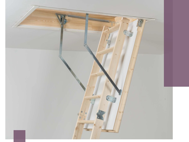 Установка чердачной лестницы под ключ в Белове