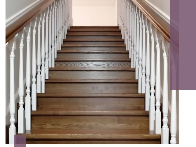 Лестницы из ясеня на заказ в Белове — изготовление и монтаж