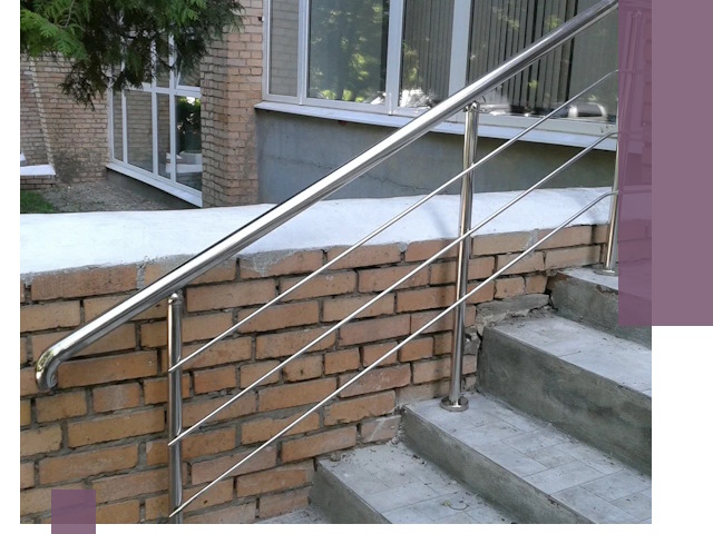 Перила из нержавеющей стали высокого качества в Белове