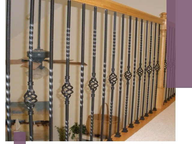 Изготовление и монтаж кованных перил в Белове под ключ