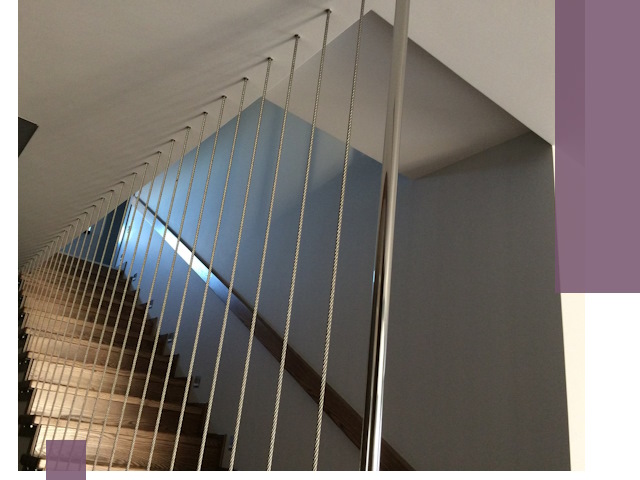 Тросовые перила под ключ в Белове — производство и монтаж