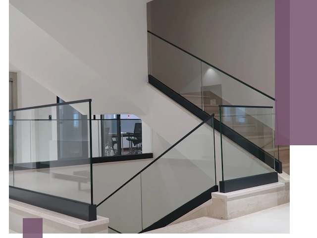 Стеклянные перила премиум-класса с установкой в Белове