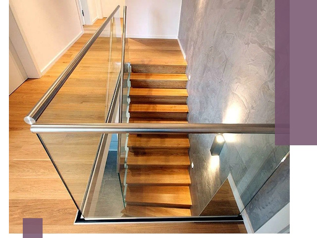 Перила для лестницы в доме — изготовление и монтаж в Белове