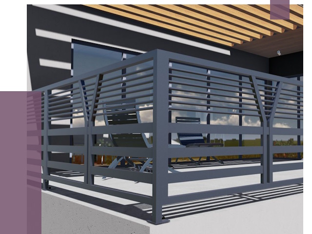 Изготовление балконных ограждений в Белове от 11402 руб. | ПРОЛЁТ-Блв