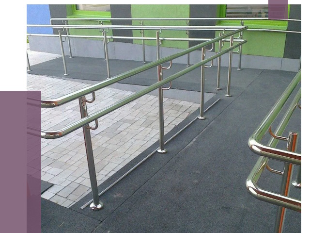 Ограждения пандусов в Белове от 4615 руб. монтаж | ПРОЛЁТ-Блв