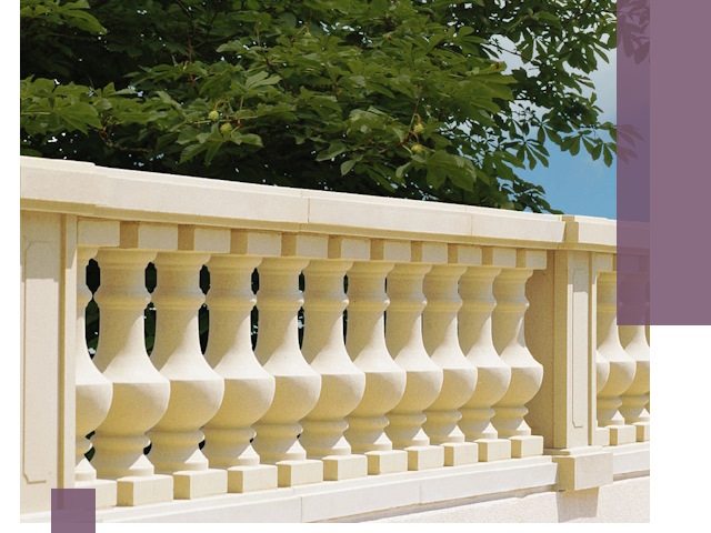 Установка балюстрады в Белове: изготовление и монтаж под ключ