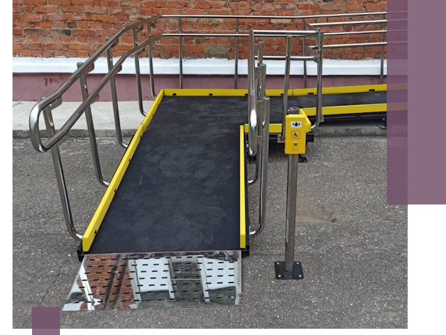 Изготовление наклонных пандусов для инвалидов в Белове