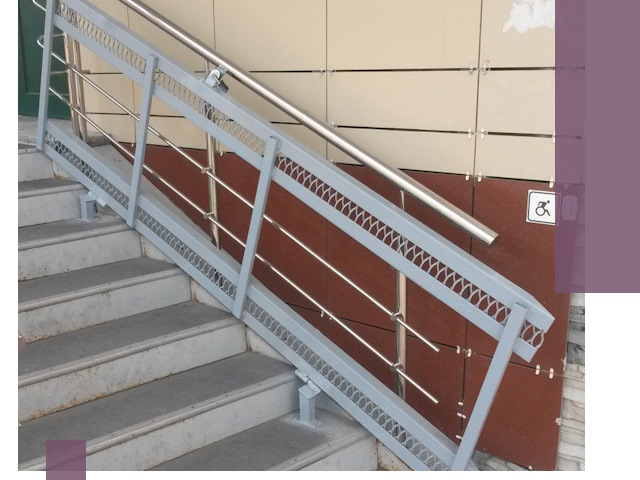 Изготовление откидных пандусов под ключ в Белове