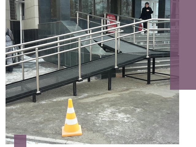 Стационарные пандусы под ключ в Белове — изготовление и монтаж