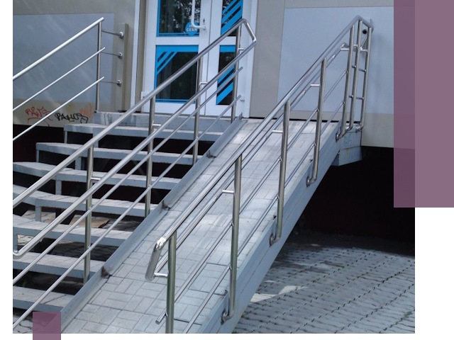 Пандус на крыльцо под ключ в Белове: монтаж и изготовление