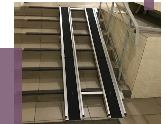 Установка пандуса в подъезд в Белове от 8470 руб. под ключ | ПРОЛЁТ-Блв