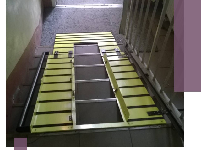 Профессиональный монтаж пандуса в подъезд в Белове