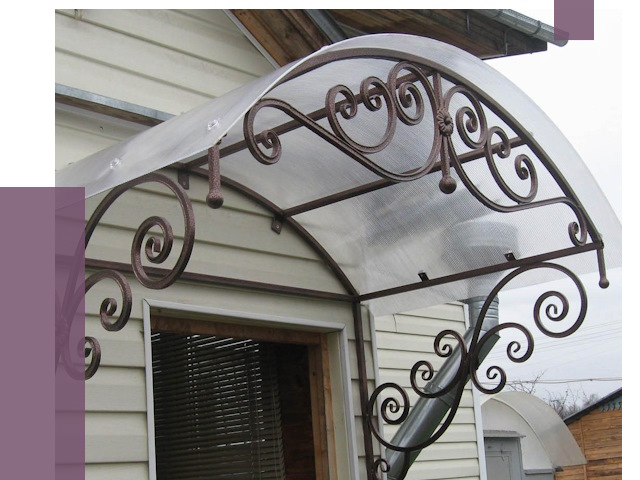 Изготовление козырьков в Белове от 7818 руб. — заказать | ПРОЛЁТ-Блв