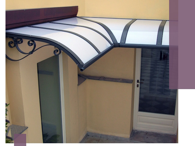 Монтаж козырьков любой сложности в Белове под ключ