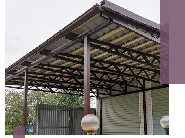 Навесы под ключ в Белове: изготовление, монтаж и гарантия