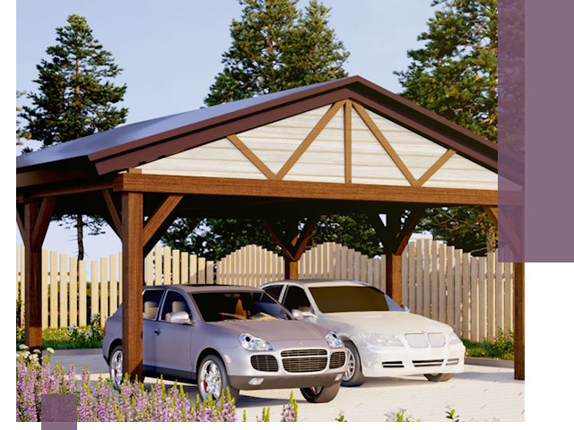 Навесы для автомобиля в Белове — изготовление и монтаж