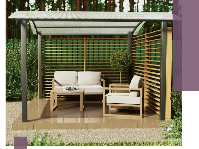 Навесы для дачи в Белове: изготовление, монтаж и демонтаж