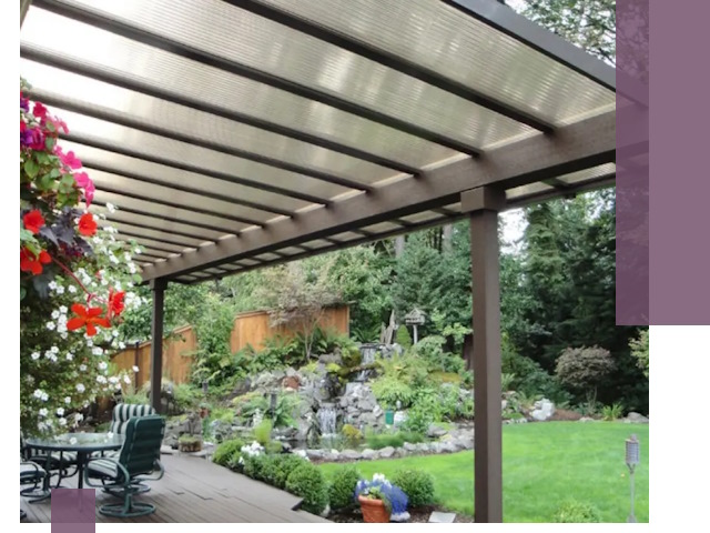 Навесы из поликарбоната под ключ в Белове быстро и надёжно