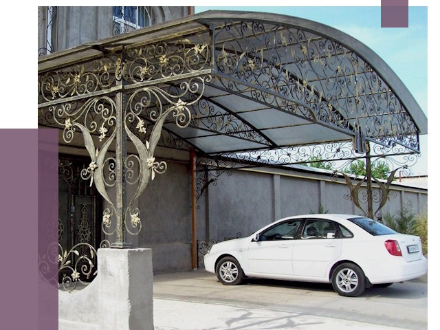 Кованые навесы в Белове от 15474 руб. | ПРОЛЁТ-Блв