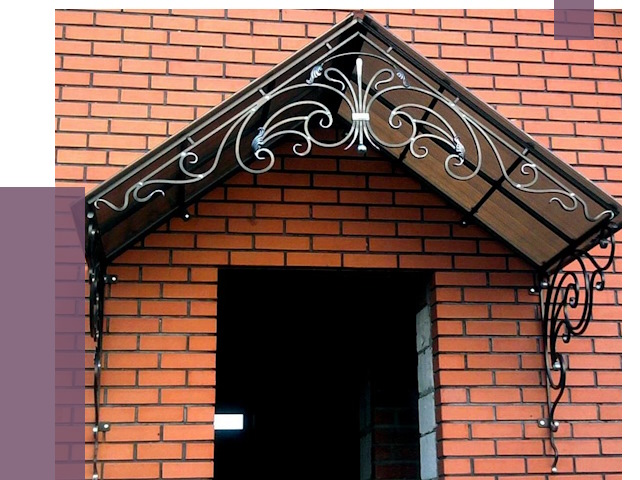 Металлические козырьки в Белове от 11348 руб. 