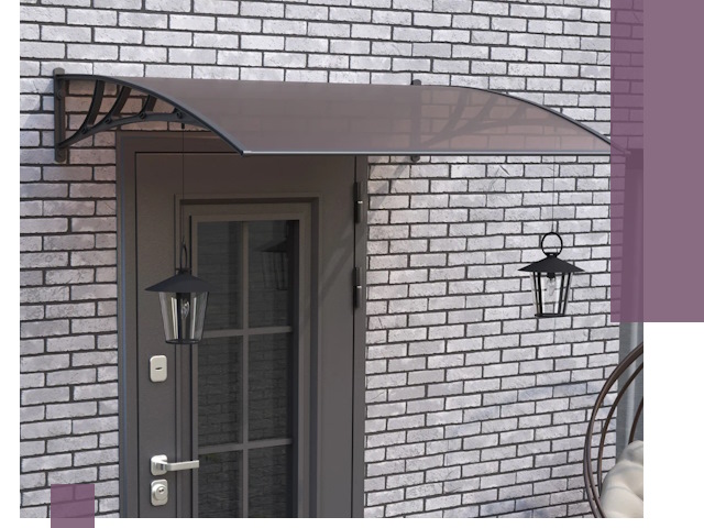 Недорогие козырьки и навесы под ключ в Белове