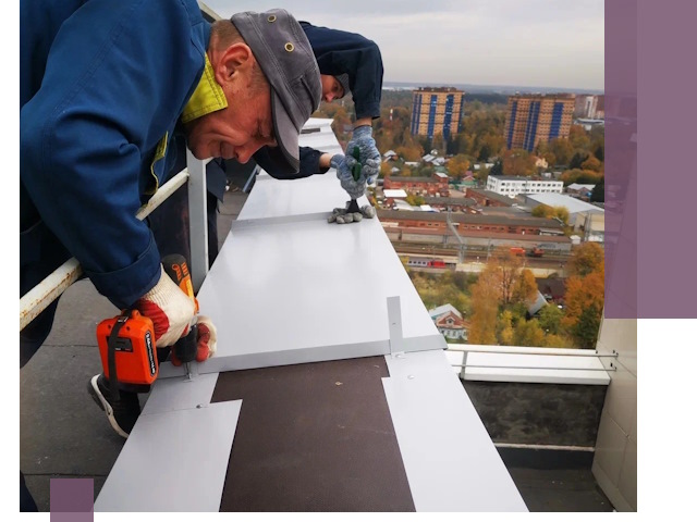 Монтаж парапетов в Белове — установка прочных металлических ограждений