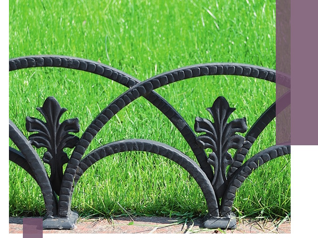 Декоративные металлические бордюры под ключ в Белове