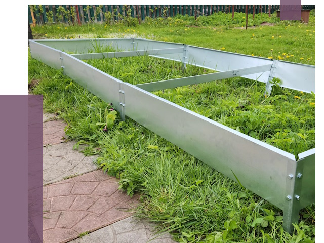 Металлические бордюры для грядок в Белове от 1900 руб. 