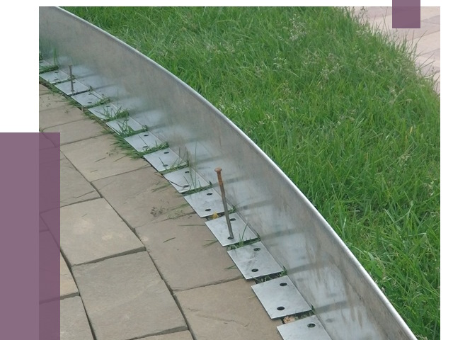 Металлические бордюры для тротуаров в Белове от 9230 руб.