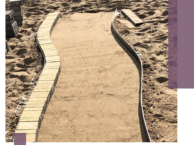 Металлические бордюры для тротуаров в Белове — прочные и долговечные