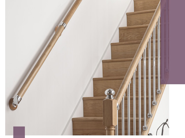 Пристенные поручни из стали и нержавейки под монтаж в Белове