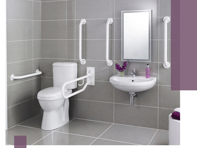 Поручни для санузлов в Белове: установка, ремонт и монтаж