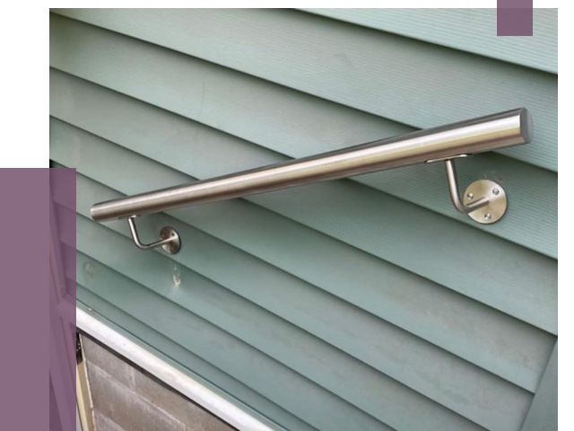 Поручни из нержавеющей стали в Белове от 8144 руб.  | ПРОЛЁТ-Блв