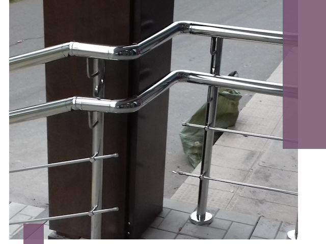 Монтаж поручней из нержавеющей стали в Белове качественно и быстро